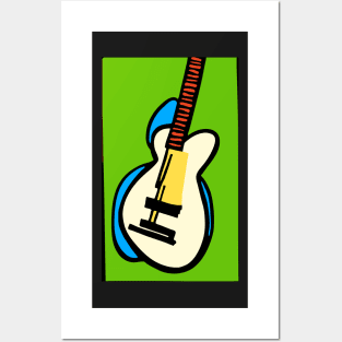 Pop Art Guitar Posters and Art